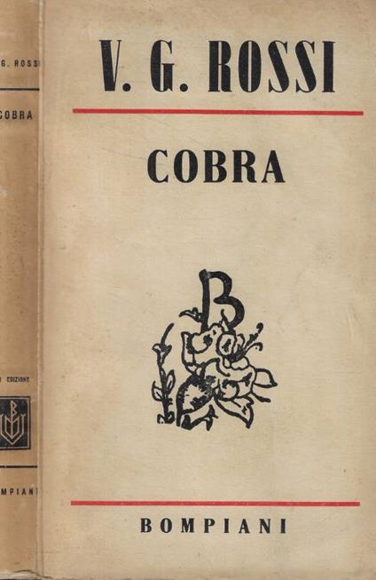 Cobra - Vittoria Rossi - copertina