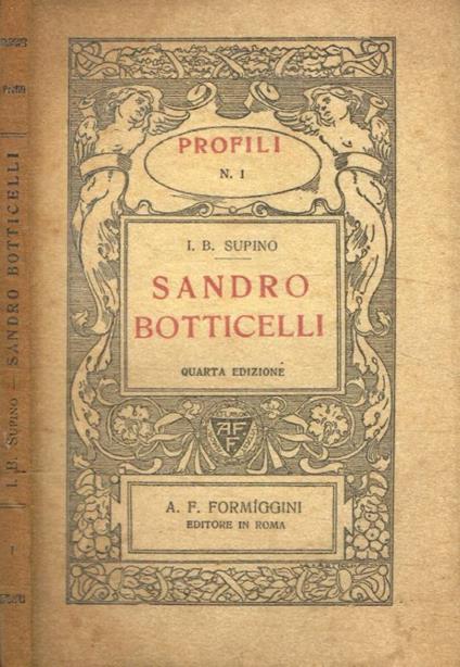 Sandro Botticelli - Igino B. Supino - copertina