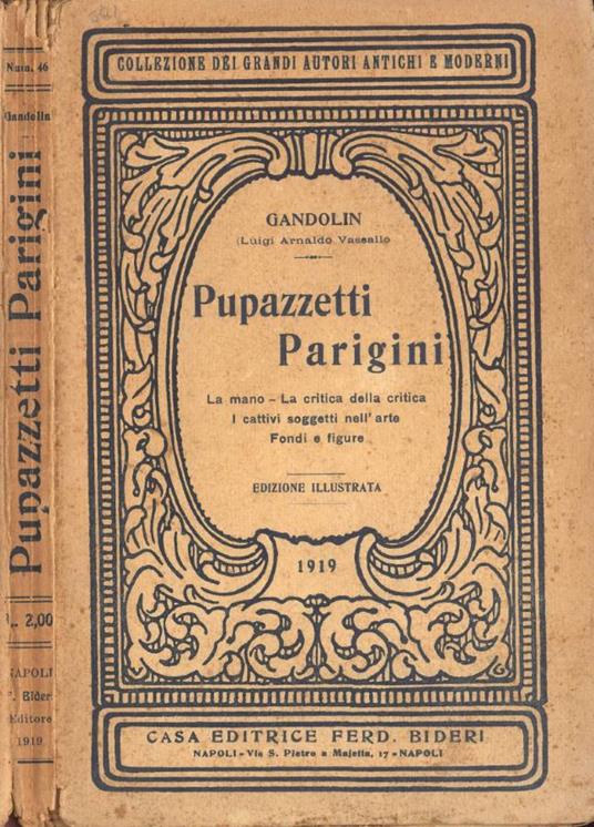 Pupazzetti Parigini - Luigi A. Vassallo - copertina