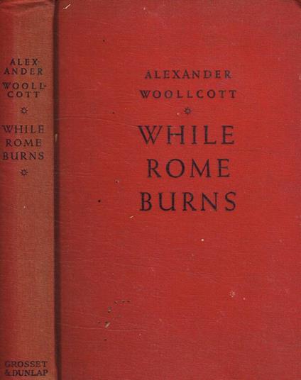 While Rome burns - copertina