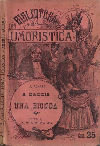 La caccia di una bionda - copertina