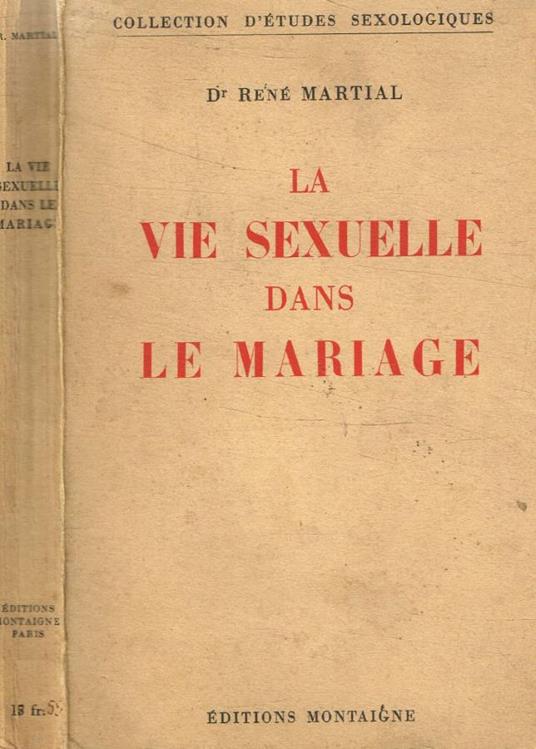 La vie sexuelle dans le mariage - copertina