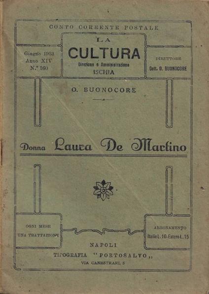 Donna Laura De Martino - copertina