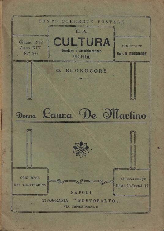Donna Laura De Martino - copertina