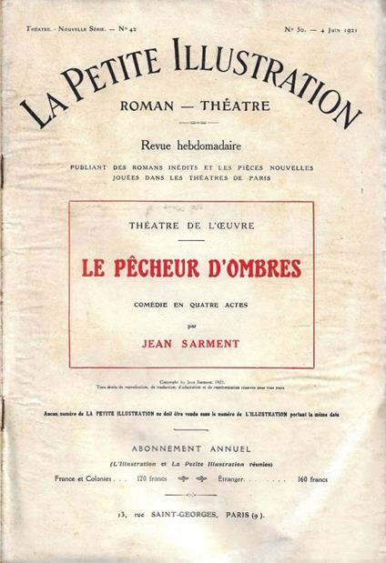 Le Pecheur d'Ombres - copertina