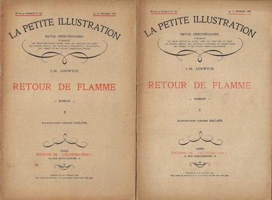 Retour de Flamme. Vol. I, Vol. II - copertina