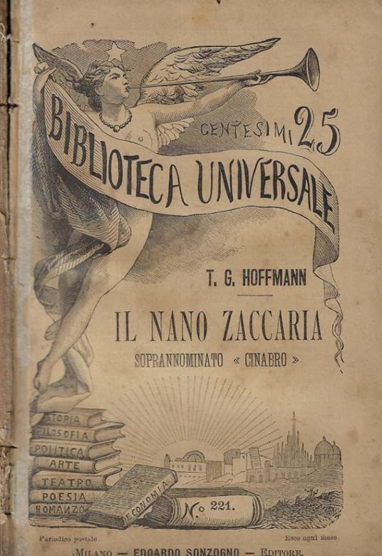 Il nano Zaccaria soprannominato Cinabro - copertina