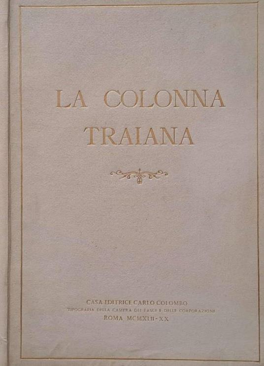 La Colonna Traiana - copertina