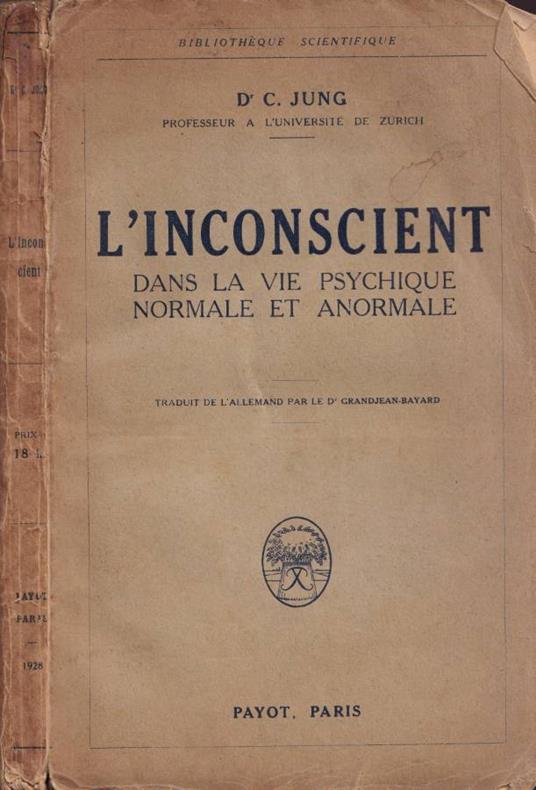 L' inconscient - copertina