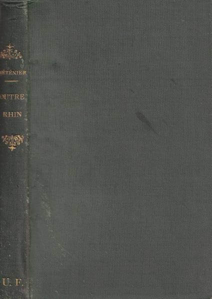 Outre-rhin - copertina