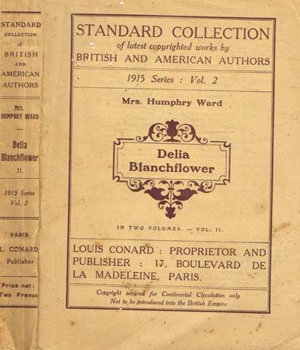 Delia Blanchflower vol.II - copertina