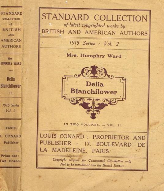 Delia Blanchflower vol.II - copertina