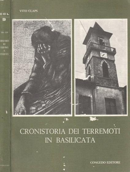 Cronistoria dei terremoti in Basilicata - copertina