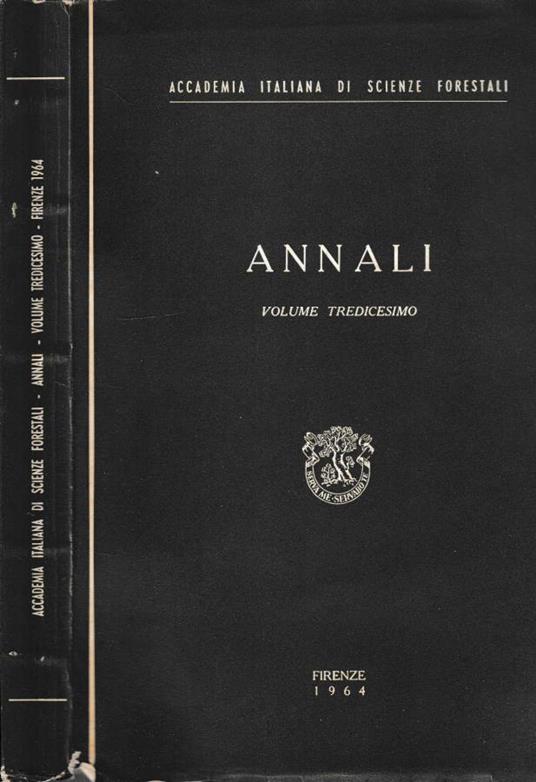 Annali vol XIII - copertina