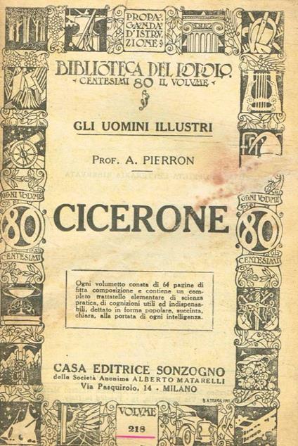 Cicerone - copertina