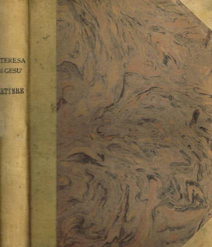 Lettere della Santa Madre Teresa di Gesù parte I, II - copertina