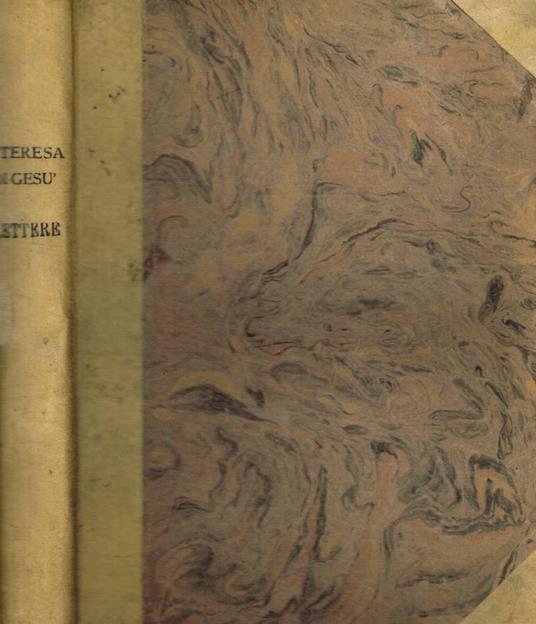Lettere della Santa Madre Teresa di Gesù parte I, II - copertina