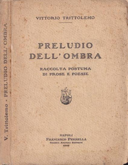 Preludio dell'ombra - copertina