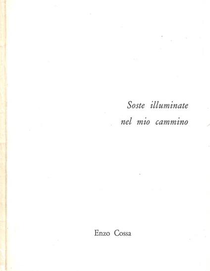 Soste illuminate nel mio cammino - copertina