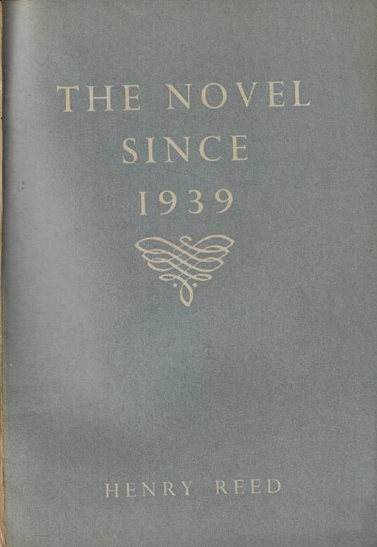 The novel since 1939 - copertina