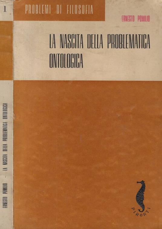 La nascita della problematica ontologica - copertina