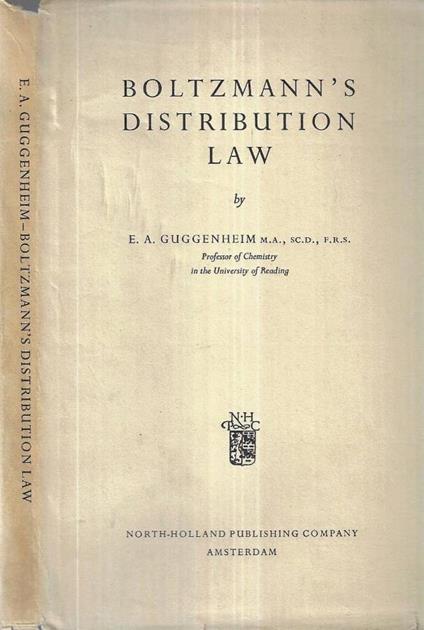 Boltzmann's distribution law - copertina