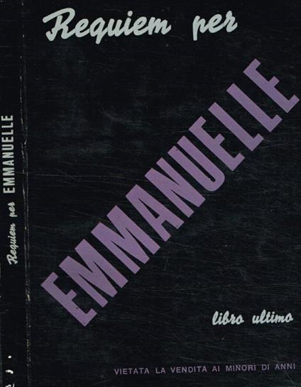 Requiem per Emmanuelle. Libro ultimo - copertina