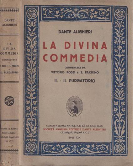 La Divina Commedia, vol. II - Dante Alighieri - copertina