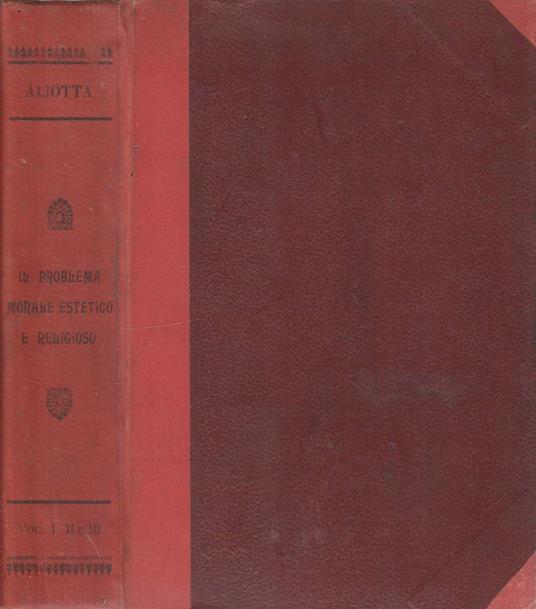 Problema morale - Antonio Aliotta - copertina