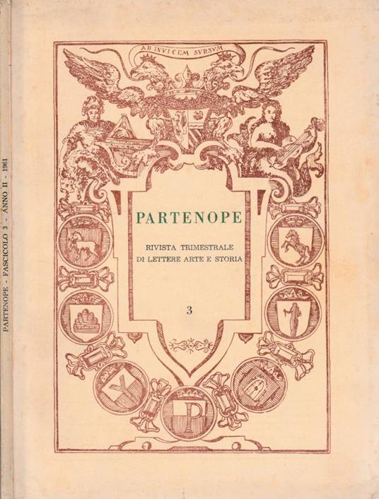 Partenope vol 3, anno II, 1961 - Antonio Altamura - copertina