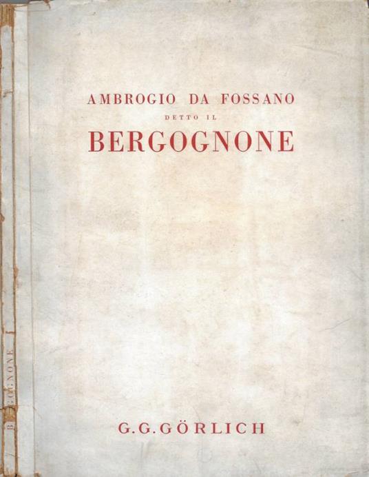 Ambrogio da Fossano detto il Bergognone - Nietta Aprà - copertina