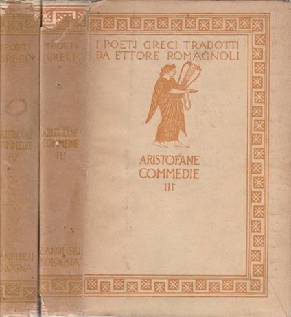 Commedie vol III,IV - Aristofane - copertina