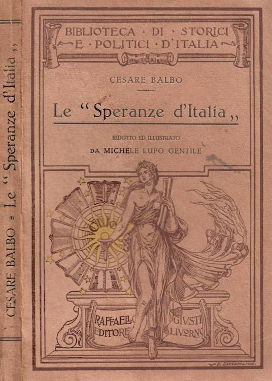 Le Speranze d'Italia - Cesare Balbo - copertina