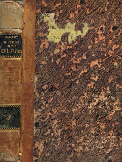 History of the United States from the Discovery of The American Continent vol.III - George Bancroft - copertina