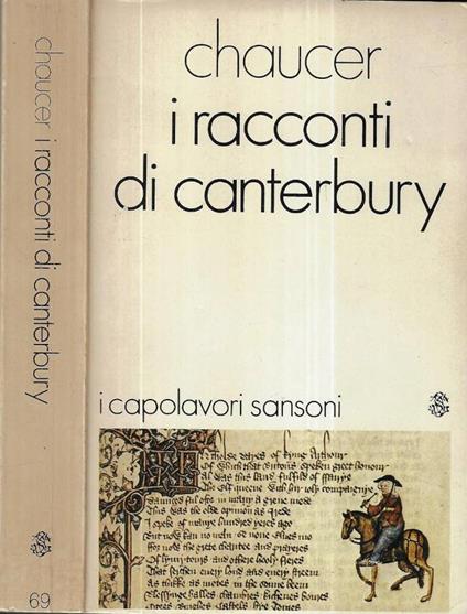 I racconti di Canterbury - Geoffrey Chaucer - copertina