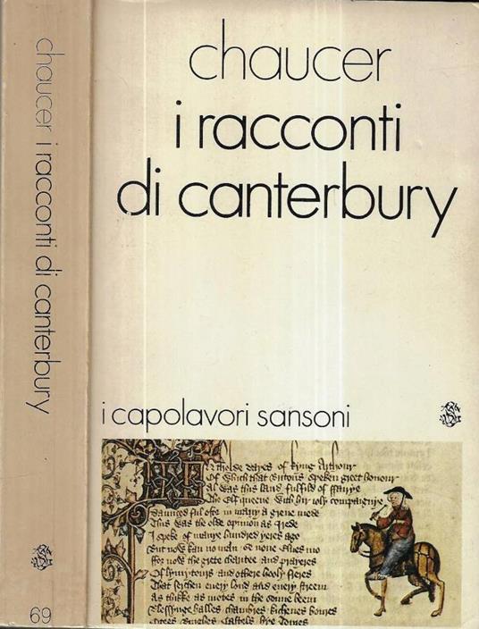 I racconti di Canterbury - Geoffrey Chaucer - copertina