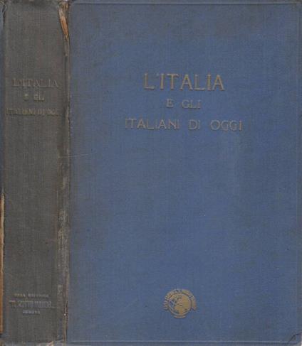 L' Italia e gli italiani di oggi - Arturo Codignola - copertina