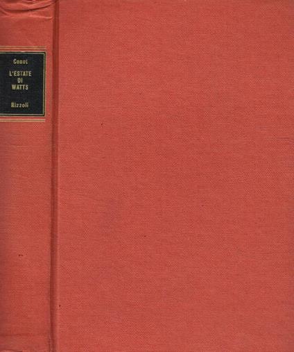 L' estate di Watts - Robert Conot - copertina