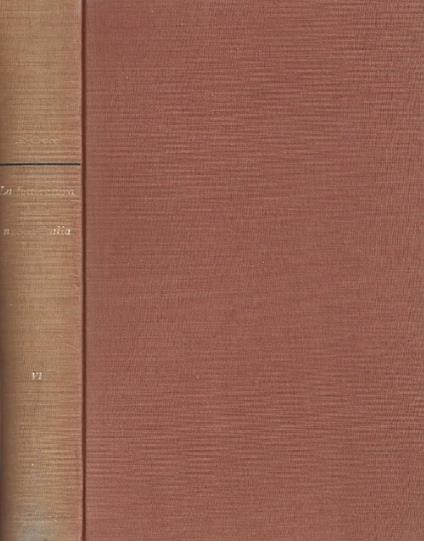 La letteratura della nuova Italia. Saggi critici. Volume VI - Benedetto Croce - copertina