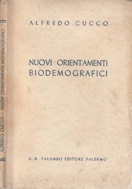 Nuovi orientamenti biodemografici - Alfredo Cucco - copertina