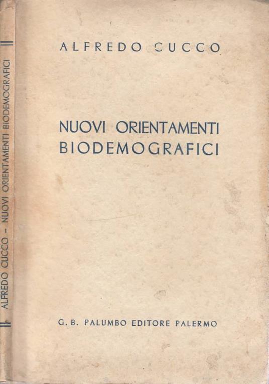Nuovi orientamenti biodemografici - Alfredo Cucco - copertina