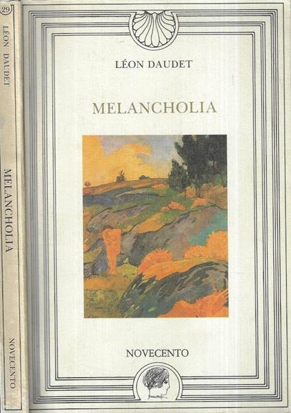 Melancholia - Léon Daudet - copertina