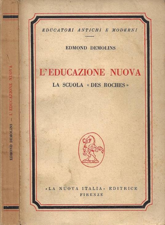 L' Educazione Nuova - Edmond Demolins - copertina