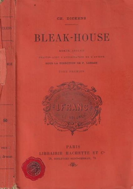 Bleak-House Tomo I - Charles Dickens - copertina