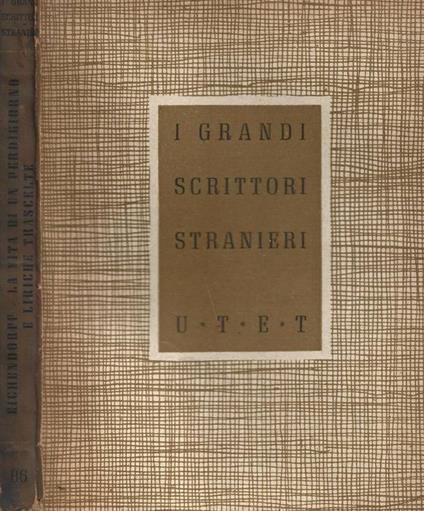 La vita di un perdigiorno e liriche trascelte - Joseph von Eichendorff - copertina