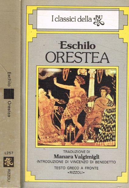 Orestea - Eschilo - copertina