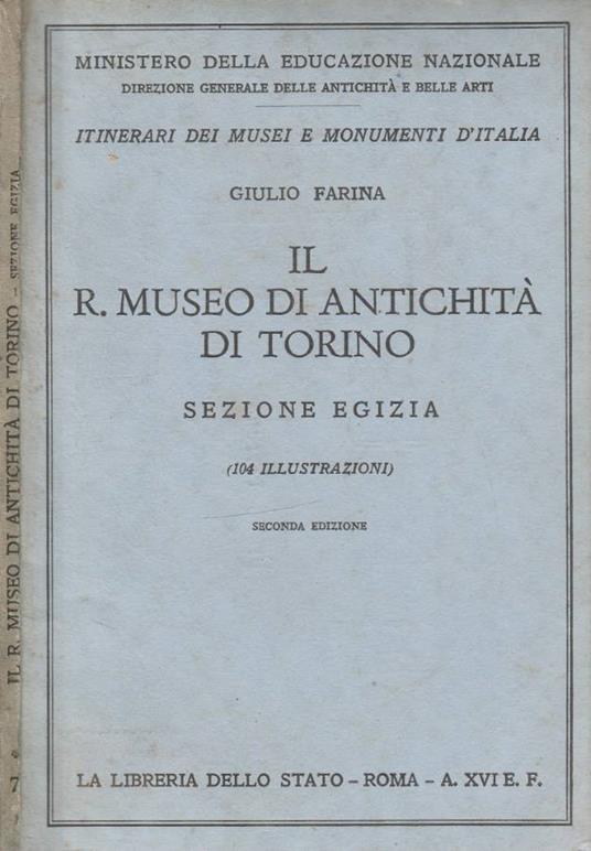 Il R. museo di antichità di Torino - Giulio Farina - copertina