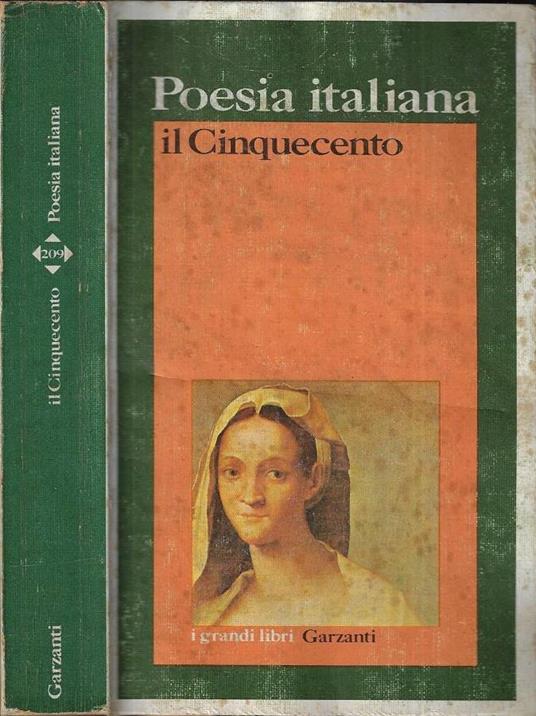 Poesia italiana. Il Cinquecento - Giulio Ferroni - copertina