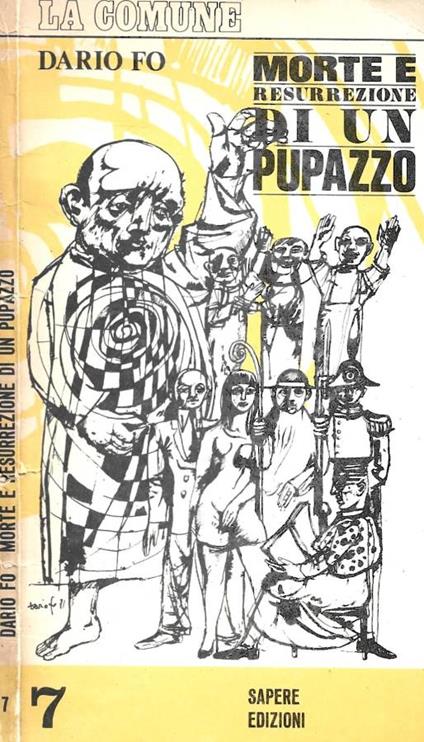Morte e resurrezione di un pupazzo - Dario Fo - copertina