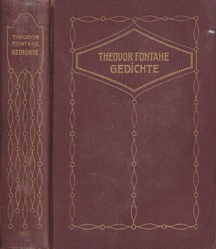 Gedichte - Theodor Fontane - copertina